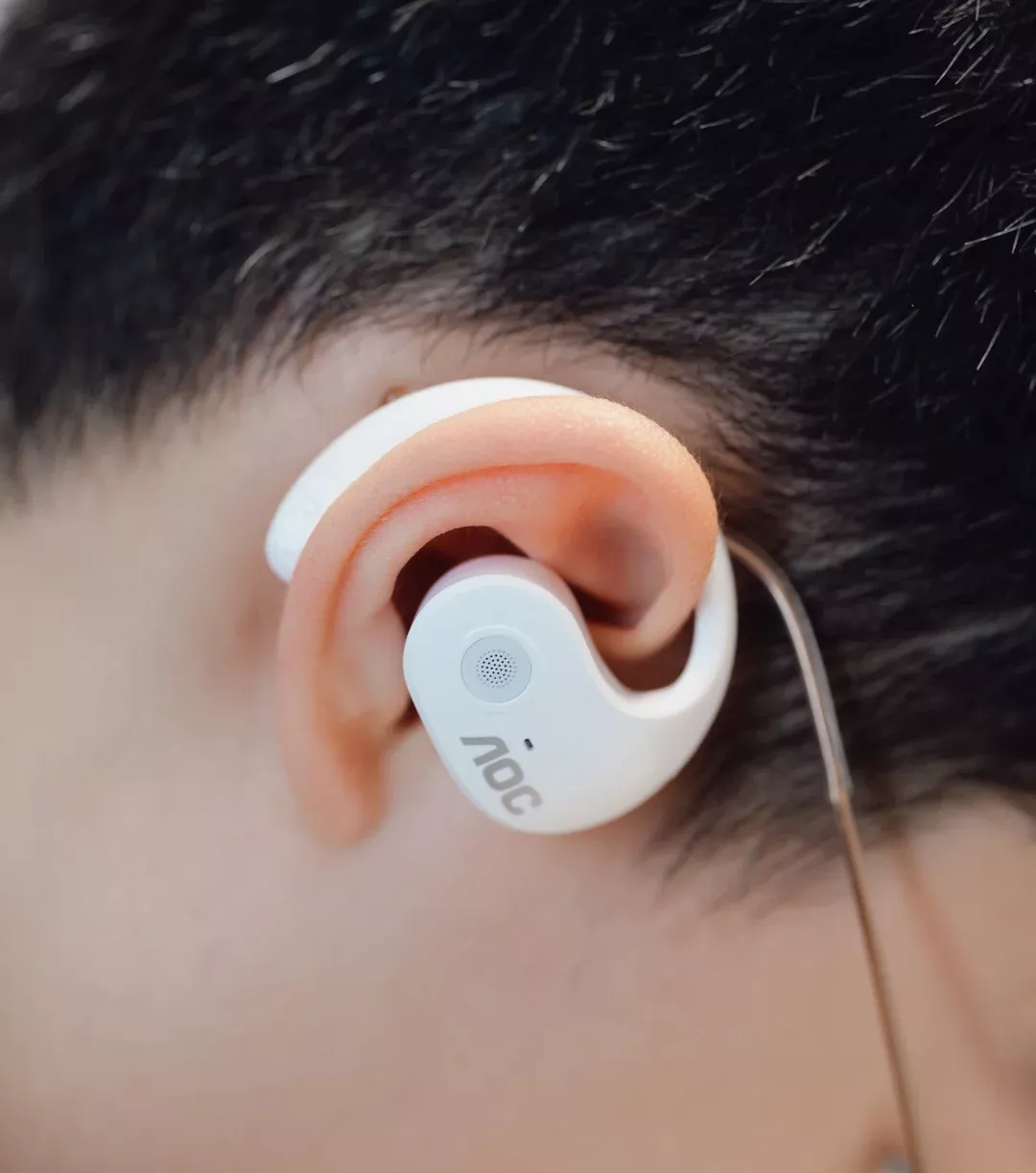 AOC小椰球蓝牙开放式耳机开箱体验 