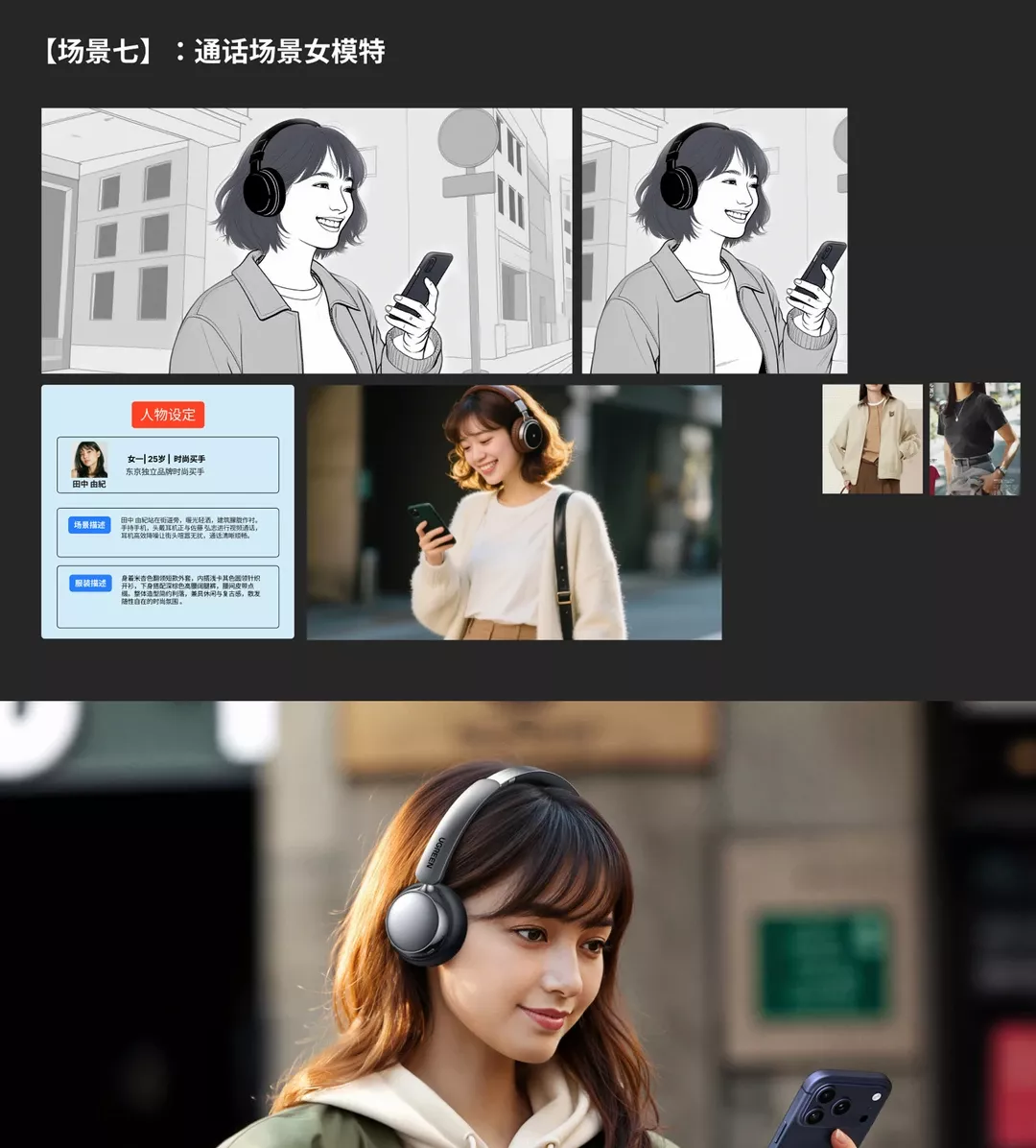 绿联耳机日本本地化项目（场景全AI） 